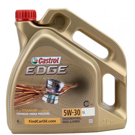 Масло моторное Castrol Edge LL Titanium 5W30 4L