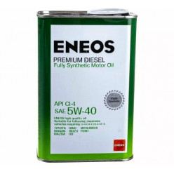 Масло моторное ENEOS PREMIUM DIESEL 5W40 CI-4 (Корея) (1L)