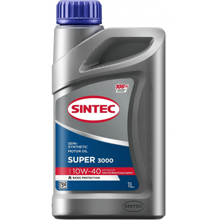 Масло моторное Sintec Super 3000 10W-40 1л