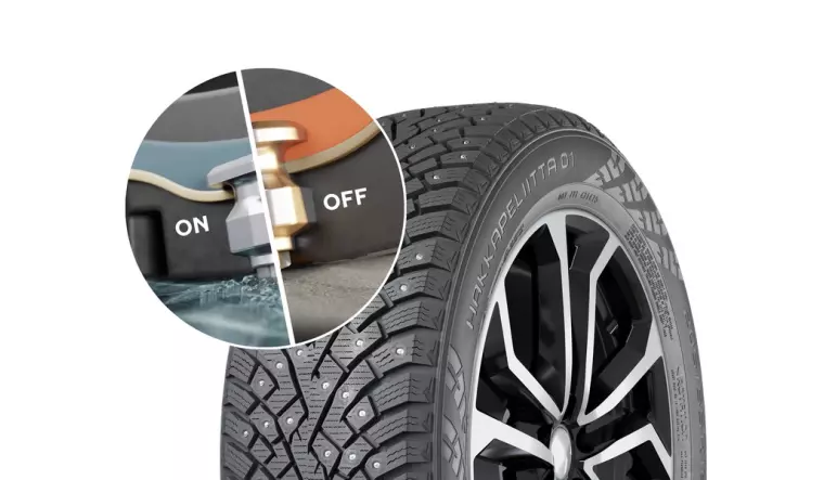 Адаптивная шипованная зимняя шина от Nokian Tyres
