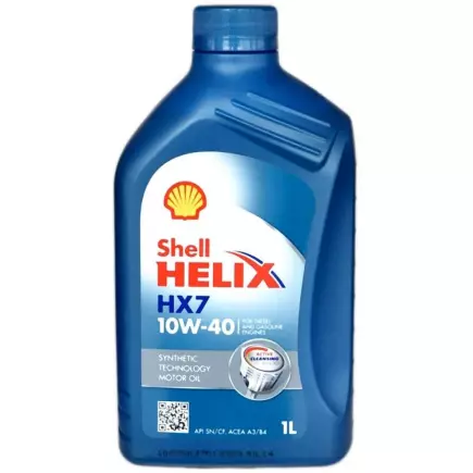 Масло моторное SHELL HELIX HX7 10W40 SN/CF, A3/B4 1L Масло моторное SHELL HELIX HX7 10W40 SN/CF, A3/B4 1L