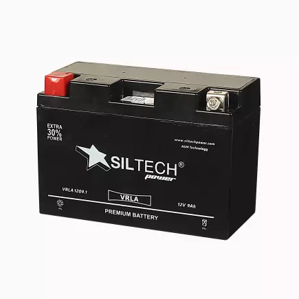 SILTECH VRLA1209.1 12V9Ah (YT9B-4) (п.п.) SILTECH VRLA1209.1 12V9Ah (YT9B-4) (п.п.)