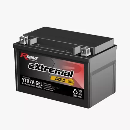 RDrive extremal Gold 12V 6Ah YTX7A-GEL RDrive extremal Gold 12V 6Ah YTX7A-GEL